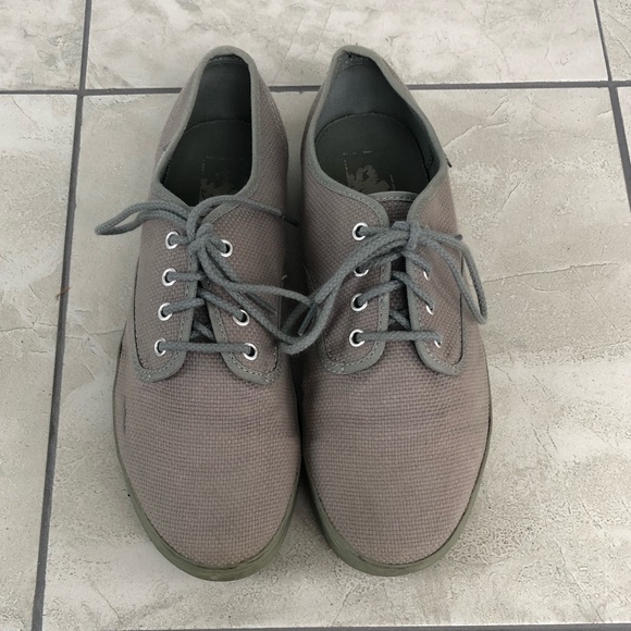 Gray hemp men’s vans sneakers - Picture 2 of 5